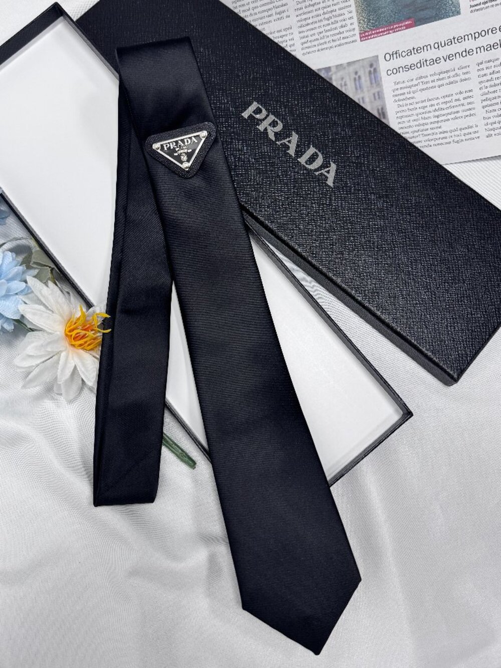 ✨PRADA Black Tie,Brand New